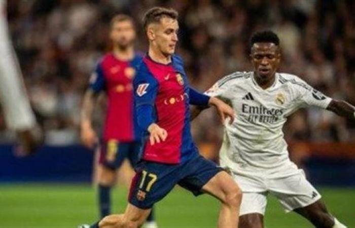 مباراة برشلونة وريال مدريد في نهائي السوبر ...