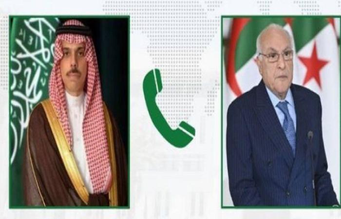 وزير الخارجية السعودي يبحث مع نظيره الجزائري تحضيرات نقاش مجلس الأمن حول الأوضاع في الشرق الأوسط