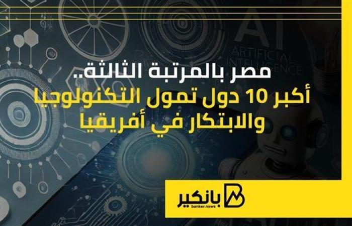 مصر بالمرتبة الثالثة.. أكبر 10 دول تمول التكنولوجيا والابتكار في أفريقيا | إنفوجراف