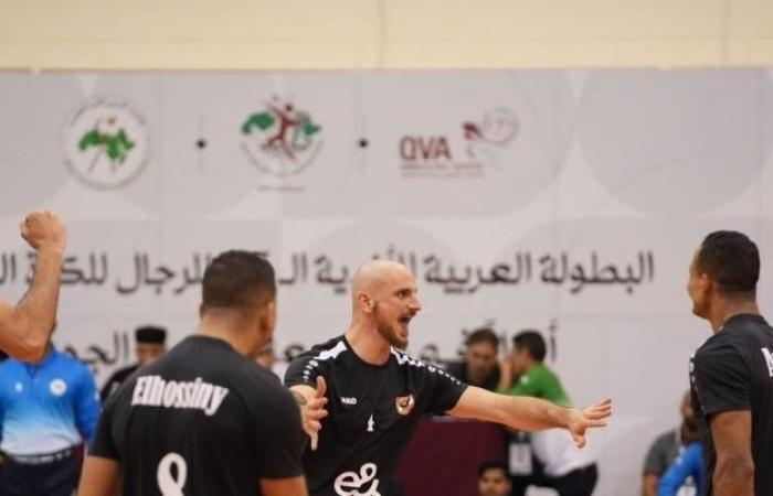 الأهلي يضرب موعدًا مع الزمالك بنهائي البطولة العربية للطائرة