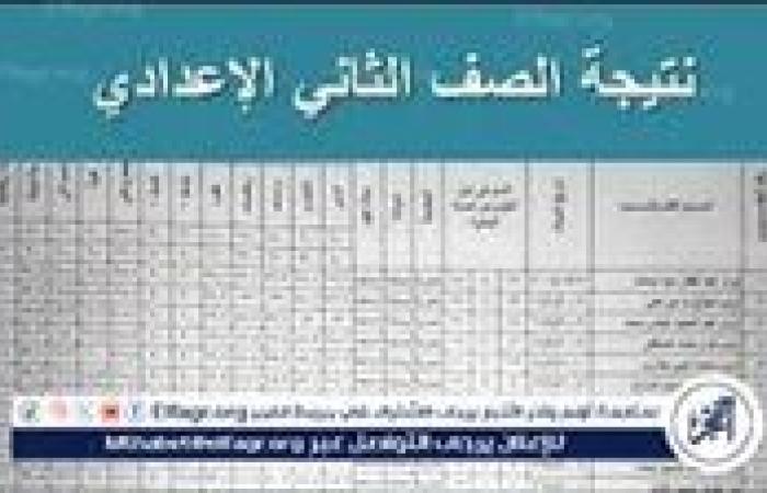 نتيجة الصف الثاني الإعدادي برقم الجلوس 2025 وخطوات الاستعلام