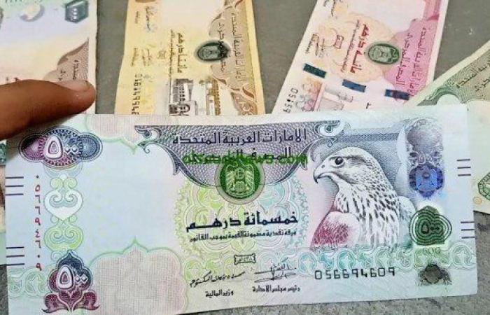 سعر الدرهم الاماراتى فى البنوك المصرية اليوم الاربعاء