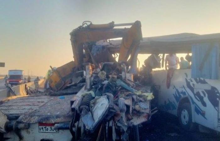 9 وفيات و47 مصابًا من أبناء سوهاج في حادث الكريمات.. ونائب المحافظ ينعى الضحايا ويتابع حالة المصابين