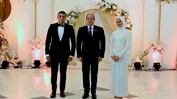 الرئيس السيسي يشهد عقد قرآن مي مالك مهران