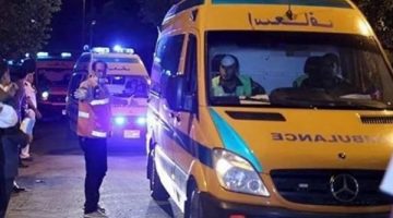بالأسماء.. إصابة 12 شخصا في انقلاب ميكروباص بصحراوي أبو قرقاص بالمنيا
