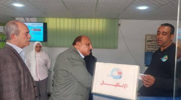 رئيس مياه القناة يتفقد الإدارات الفنية والورشة الميكانيكية بالسويس