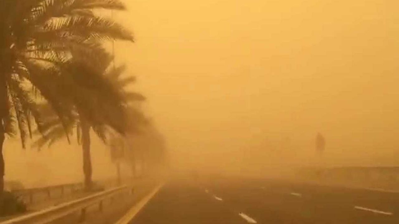 غلق بعض الطرق بالمحافظة نظرا لانخفاض مستوى الرؤية