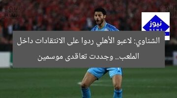 الشناوي: لاعبو الأهلي ردوا على الانتقادات داخل الملعب.. وجددت تعاقدى موسمين