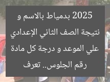 نتيجة الصف الثاني الإعدادي 2025 بدمياط بالاسم و رقم الجلوس.. تعرف علي الموعد و درجة كل مادة