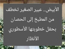 من المطبخ إلى الحصان الأبيض.. عبير الصغير تخطف الأنظار بحفل خطوبتها الأسطوري
