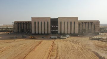 أحدث تصوير جوي لمحطات القطار الكهربائي السريع.. صور