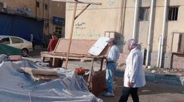 استمرار الحملات المكثفة لإزالة الإشغالات بضواحي بورسعيد