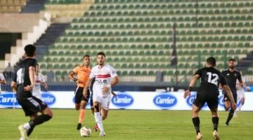 التعادل الإيجابي يحسم شوط الزمالك وبتروجت بالدوري