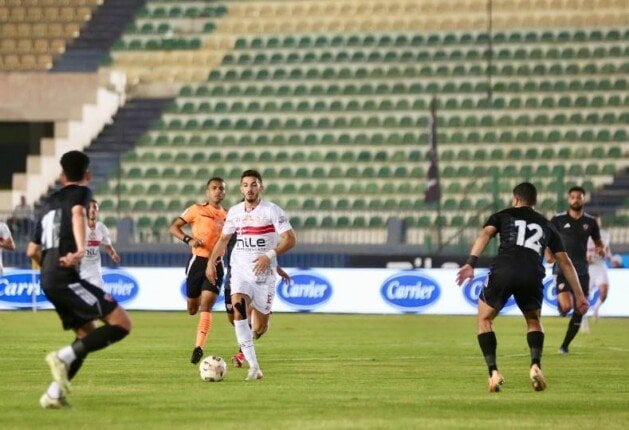 التعادل الإيجابي يحسم شوط الزمالك وبتروجت بالدوري