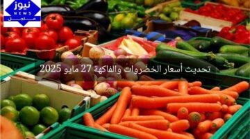 تحديث أسعار الخضروات والفاكهة 27 مايو 2025