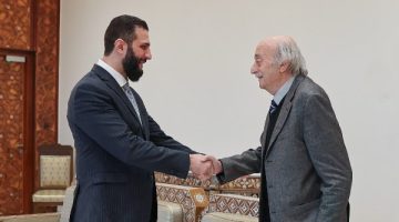 الرئيس السوري يستقبل وليد جنبلاط في دمشق