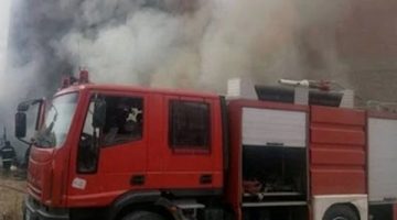 السيطرة على حريق بمخزن فراشة وأدوات كهربائية في جرجا بسوهاج