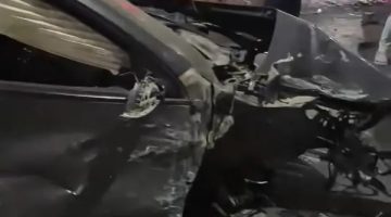 العربيات اتعجنت.. تصادم بين 3 سيارات أعلى محور حسب الله الكفرواي