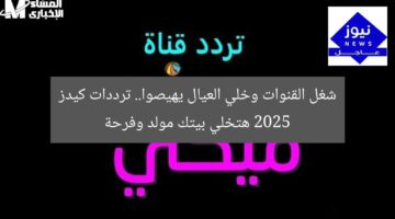 شغل القنوات وخلي العيال يهيصوا.. ترددات كيدز 2025 هتخلي بيتك مولد وفرحة