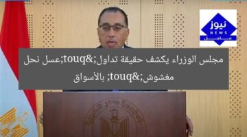 مجلس الوزراء يكشف حقيقة تداول "عسل نحل مغشوش" بالأسواق