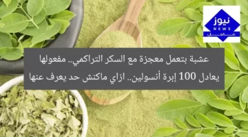 عشبة بتعمل معجزة مع السكر التراكمي.. مفعولها يعادل 100 إبرة أنسولين.. ازاي ماكنش حد يعرف عنها