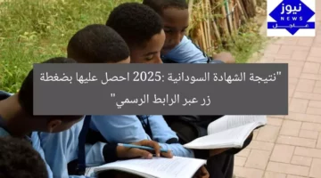 “نتيجة الشهادة السودانية 2025: احصل عليها بضغطة زر عبر الرابط الرسمي”