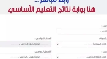 نتائج الصف الثالث الابتدائي 2025 – بوابة إلكترونية برقم الجلوس | موعد الإعلان ورابط الاستعلام في القاهرة