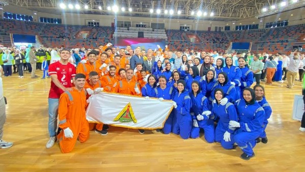 جامعة بنها تشارك فى مهرجان العروض الرياضية للكليات المتخصصة