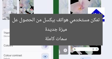 ميزة جديدة تمكن مستخدمي هواتف بيكسل من الحصول عل سمات كاملة
