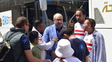 جماهير الزمالك تتحرك صوب برج العرب.. والمندوه يتابع تجهيزات النقل