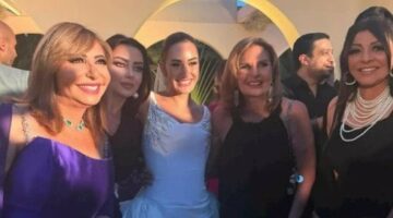 رضوى الشربيني تهنئ أمينة خليل في حفل زفافها بكلمات مؤثرة