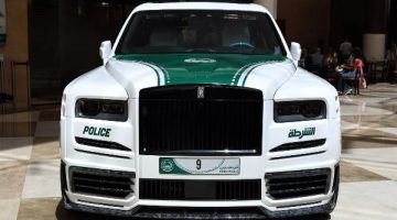 رولزرويس كولينان الفارهة تنضم لأسطول شرطة دبي .. إصدار مميز