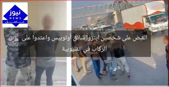 القبض على شخصين ابتزوا سائق أوتوبيس واعتدوا على الركاب في القليوبية