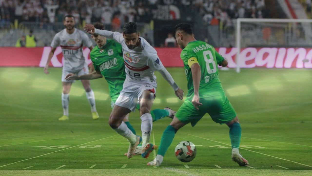 شوط أول سلبي بين الزمالك والمصري بالدوري