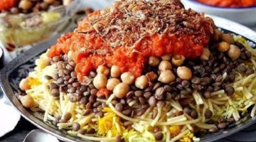 طريقة عمل الكشرى المصرى على اصوله