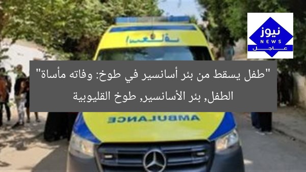 “طفل يسقط من بئر أسانسير في طوخ: وفاته مأساة”
الطفل, بئر الأسانسير, طوخ القليوبية
