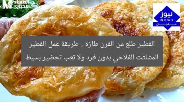 الفطير طلع من الفرن طازة .. طريقة عمل الفطير المشلتت الفلاحي بدون فرد ولا تعب تحضير بسيط