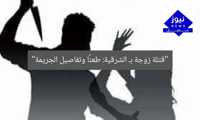 “قتلة زوجة بـ الشرقية: طعنًا وتفاصيل الجريمة”