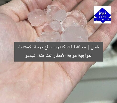 عاجل | محافظ الإسكندرية يرفع درجة الاستعداد لمواجهة موجة الأمطار المفاجئة.. فيديو