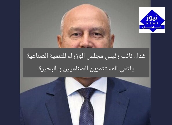 غدا.. نائب رئيس مجلس الوزراء للتنمية الصناعية يلتقي المستثمرين الصناعيين بـ البحيرة