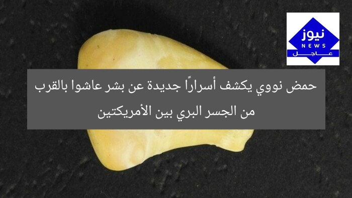 حمض نووي يكشف أسرارًا جديدة عن بشر عاشوا بالقرب من الجسر البري بين الأمريكتين