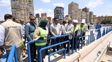 وزير الإسكان يتفقد مشروع المرحلة الثانية لمأخذ المياه العكرة بالمعادي