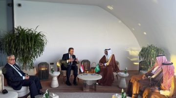 وزير الصحة يبحث مع نظيره السعودي مستجدات التعاون المشترك