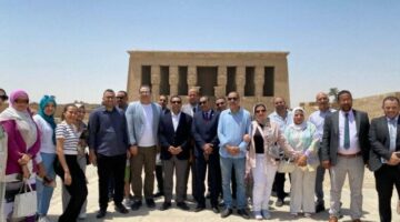 نائب محافظ قنا يشهد انطلاق مؤتمر صيادلة جنوب صعيد مصر الأول بمعبد دندرة