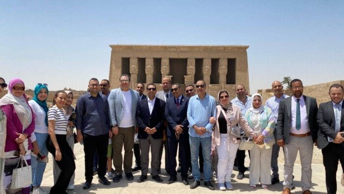 نائب محافظ قنا يشهد انطلاق مؤتمر صيادلة جنوب صعيد مصر الأول بمعبد دندرة