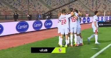 محمد السيد يقبل هدية شيكابالا ويسجل هدف الزمالك الثانى فى شباك فاركو