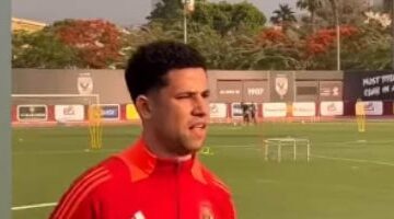أول رد فعل من رضا سليم بعد العودة من الإصابة والمشاركة فى تدريبات الأهلي