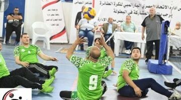 الاتحاد البارالمبى للكرة الطائرة ينظم الدور النهائي من الدوري الممتاز  لموسم 2024-2025
