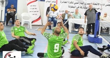الاتحاد البارالمبى للكرة الطائرة ينظم الدور النهائي من الدوري الممتاز  لموسم 2024-2025