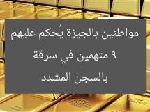 9 متهمين في سرقة مواطنين بالجيزة يُحكم عليهم بالسجن المشدد